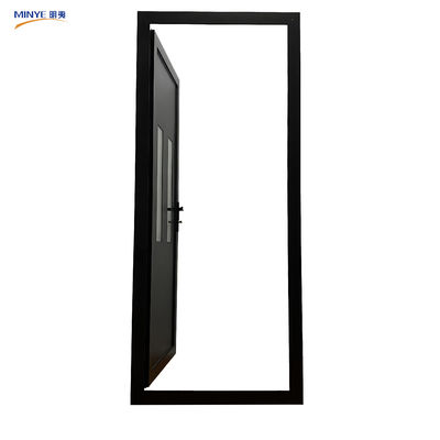 측면 개방 캐시먼트 문 알루미늄 판 5mm 9A 5mm 유리로 단일 문