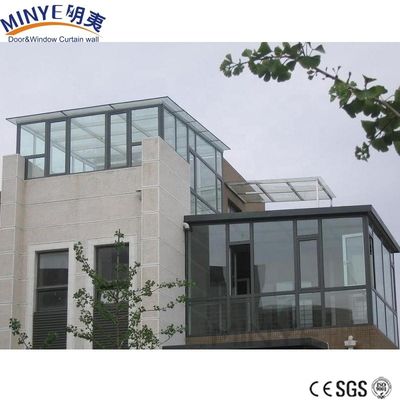 베랑다 알루미늄 유리 맞춤형 겨울 정원 에너지 절약 온실용 태양실