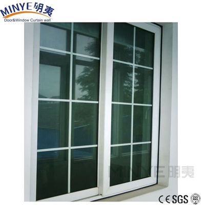 에너지 절감 듀플 템퍼드 글래스 UPVC PVC 슬라이딩 창문