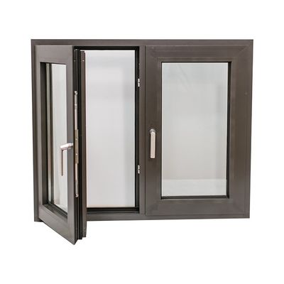 열 분쇄 알루미늄 캐세먼트 창문과 이중 온화 유리 및 사용자 정의 색상