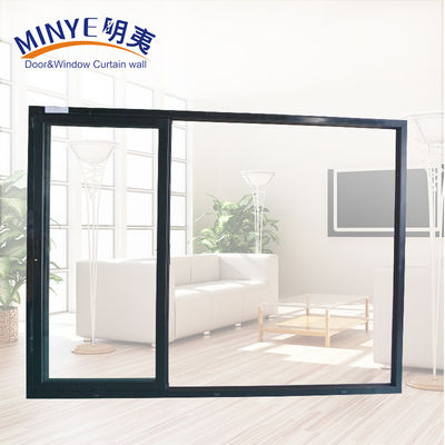 알루미늄 슬라이딩 도어 맞춤형 색상 이중 온화 유리 및 우수한 단열