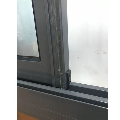 77시리즈 수평 열기와 재료가 있는 이중 유리 알루미늄 슬라이딩 창문