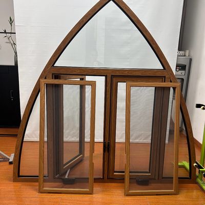 좋은 밀폐 유럽 스타일 열 절연 및 사용자 정의 크기와 캐시먼트 창문