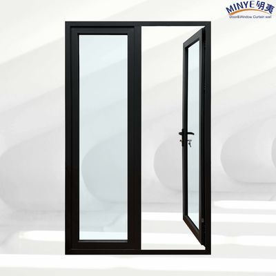 현대 디자인의 열 틈 알루미늄 합금 캐시먼트 문 흰색