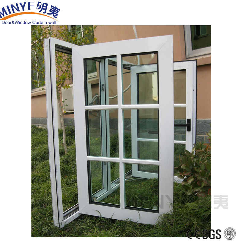 현대 프랑스 디자인의 소리 격리 UPvc PVC 유리 창문 및 그릴이있는 문