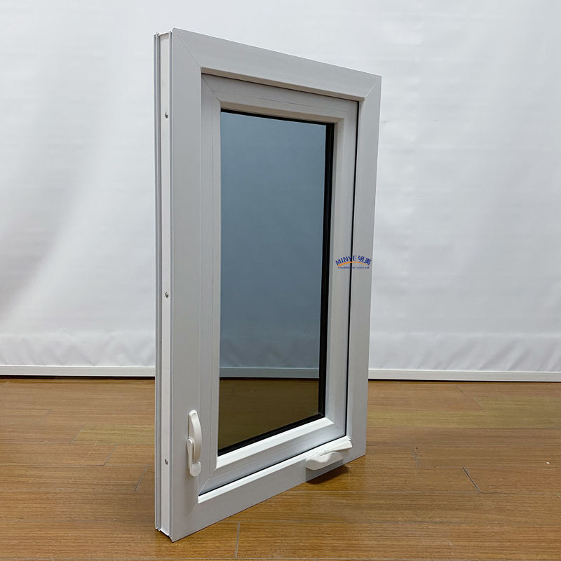 맞춤형 크기 흰색 UPvc 창문 쌍창 유리 스윙 PVC Casement 창문